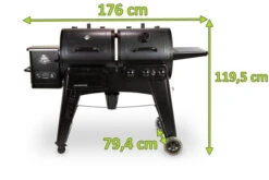 PIT BOSS Navigator 1230 Kombi-Grill, Schwarz, Stahl, 175,9 X 79,4 X 119,5 Cm, Gas- Und Pelletgrill -Kettler Verkaufs-Shop 5 21358.jpg