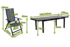 OUTFLEXX Premium Esstischgarnitur, Anthrazit/grau, Alu/Textilene, Ausziehtisch 180/240x100cm, 8 Multipositionssessel 24 OUTFLEXX Premium Esstischgarnitur, Anthrazit/grau, Alu/Textilene, Ausziehtisch 180/240x100cm, 8 Multipositionssessel -Kettler Verkaufs-Shop 5 21438.jpg