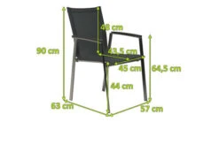 STERN New Top Stapelsessel, Silber/karbon, Edelstahl/Textil/Aluminiumarmlehnen, 63x57x90 Cm, Stapelbar 11 STERN New Top Stapelsessel, Silber/karbon, Edelstahl/Textil/Aluminiumarmlehnen, 63x57x90 Cm, Stapelbar -Kettler Verkaufs-Shop 5 21908.jpg