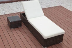 OUTFLEXX 2er-Set Sonnenliegen, Braun Marmoriert, Polyrattan, Je 200x70x45cm, Mit Beistelltisch -Kettler Verkaufs-Shop 5 7761.jpg