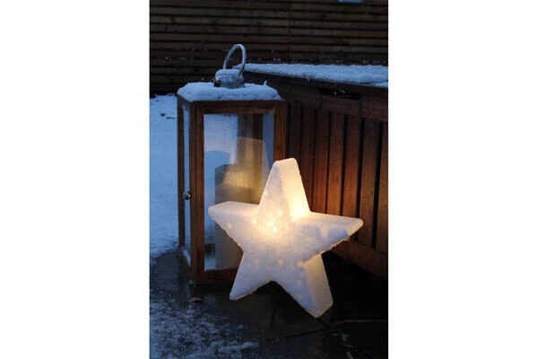 8-Seasons Shining Star Mini Dekoleuchte, Weiß, Polyethylen, Ø40x10x37cm, Mit Standard-E27-Fassung 8 8-Seasons Shining Star Mini Dekoleuchte, Weiß, Polyethylen, Ø40x10x37cm, Mit Standard-E27-Fassung – Bild 6