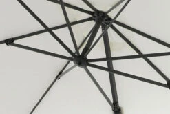 OUTFLEXX Ampelschirm, Creme, Pulverbesch. Aluminium, 300x300 Cm, Inkl. Plattenständer, Twist-Funktion -Kettler Verkaufs-Shop 6 16108.jpg