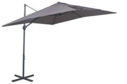 OUTFLEXX Ampelschirm, Anthrazit, Pulverbesch. Aluminium, 250x250cm, Inkl. Plattenständer -Kettler Verkaufs-Shop 6 18354.jpg
