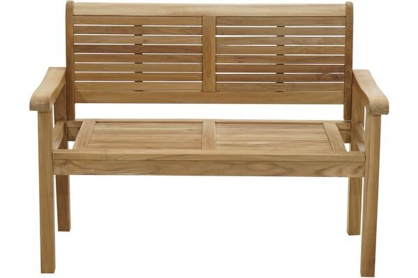 Ploß Zweisitzer Landhausbank York, Premium-Teak, Natur, 120x64x95 Cm 8 Ploß Zweisitzer Landhausbank York, Premium-Teak, Natur, 120x64x95 Cm – Bild 6