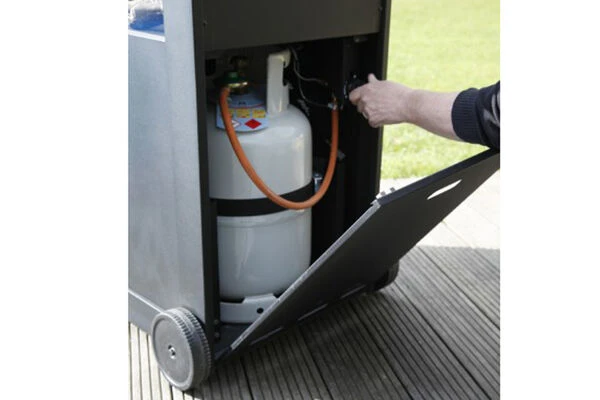 FABER Gartenkamin TheBUZZ, Schwarz, Mit Rädern 8 FABER Gartenkamin TheBUZZ, Schwarz, Mit Rädern – Bild 6