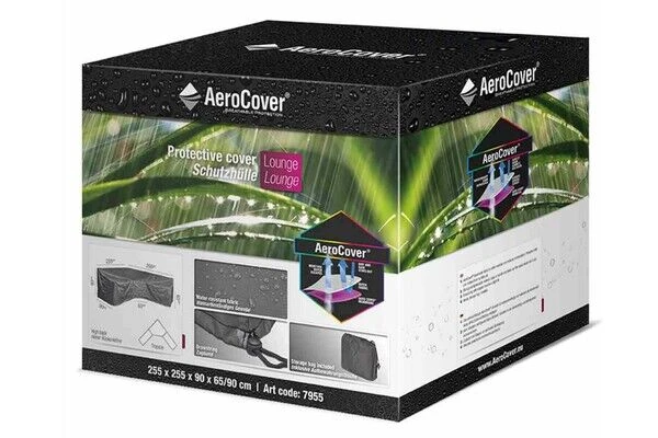 AeroCover Schutzhülle In L-Form Für Lounge Sets, Mit Trapez-Ecke, 255 X 255 X 90 X 65/90 Cm 9 AeroCover Schutzhülle In L-Form Für Lounge Sets, Mit Trapez-Ecke, 255 X 255 X 90 X 65/90 Cm – Bild 7