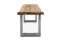 OUTFLEXX Bank, Natur, Edelstahl & Recycled FSC-Teak, 200x40x45cm, Baumkante -Kettler Verkaufs-Shop 7 20356.jpg