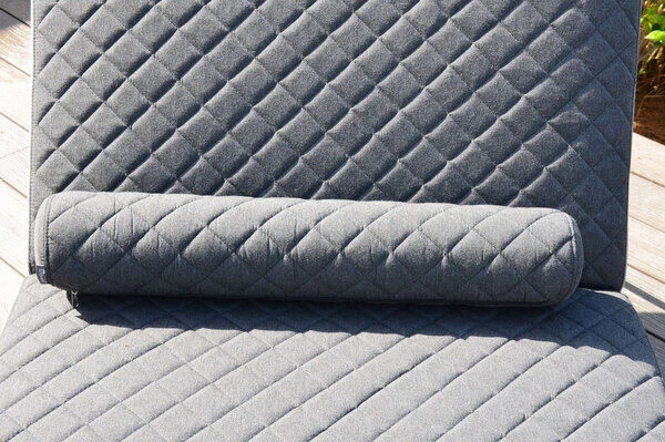 OUTFLEXX Liege, Flanelle/sooty, Sunbrella/Alu, 216x91x37,5cm, Rückenlehne Verstellbar 9 OUTFLEXX Liege, Flanelle/sooty, Sunbrella/Alu, 216x91x37,5cm, Rückenlehne Verstellbar – Bild 7