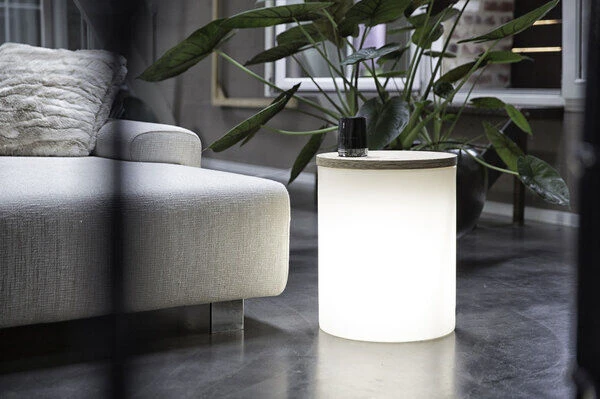 8-SEASONS Shining Drum Dekoleuchte, Weiß, Polyethylen, Outdoor 9 8-SEASONS Shining Drum Dekoleuchte, Weiß, Polyethylen, Outdoor – Bild 7