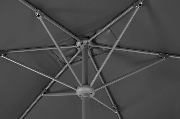 Schneider® SCHNEIDER Tunis Mittelstockschirm, Anthrazit, Rechteckig, 270 X 150 Cm 5 Schneider® SCHNEIDER Tunis Mittelstockschirm, Anthrazit, Rechteckig, 270 X 150 Cm – Bild 4