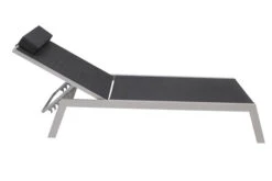 VILLANA Gartenliege, Silber/schwarz, Aluminium/Textil, 198 X 60 X 32 Cm, Verstellbar -Kettler Verkaufs-Shop 8 13400.jpg