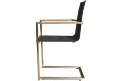 OUTFLEXX Esstischgarnitur, Edelstahl / FSC-Teak, Tisch 200 X 100 Cm, 6 Freischwinger Padded, Schwarz 19 OUTFLEXX Esstischgarnitur, Edelstahl / FSC-Teak, Tisch 200 X 100 Cm, 6 Freischwinger Padded, Schwarz -Kettler Verkaufs-Shop 8 17300.jpg