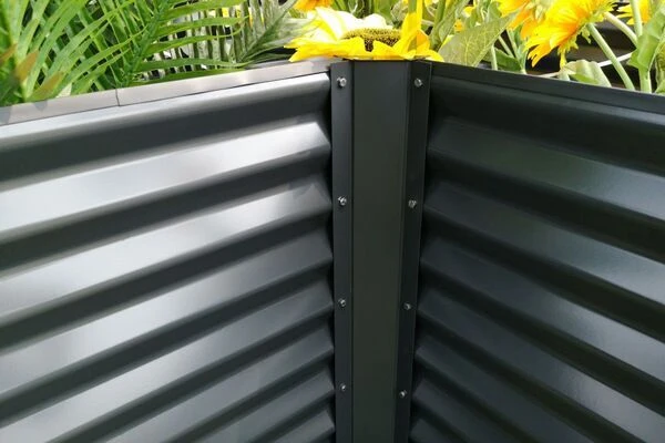 OUTFLEXX Eck-Hochbeet, Anthrazit, Zincalume, 270x270x90x84cm 13 OUTFLEXX Eck-Hochbeet, Anthrazit, Zincalume, 270x270x90x84cm – Bild 11