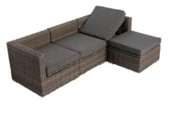 OUTFLEXX Loungegarnitur, Polyrattan/Teakholz, Tisch 160x90cm, Für 4 Personen, Wasserfeste Kissenbox -Kettler Verkaufs-Shop 8 19392.jpg