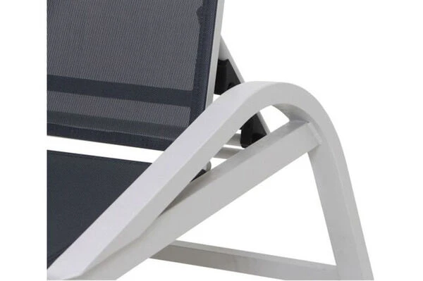 SIENA GARDEN Milos Stapelliege, Aluminium/Ranotex, 194 X 64 X 48 Cm 10 SIENA GARDEN Milos Stapelliege, Aluminium/Ranotex, 194 X 64 X 48 Cm – Bild 8