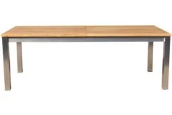 STERN Cardiff Esstischgruppe, Silber/silbergrau, Edelstahl/FSC-Teak, Tisch 220/340 X 100 Cm, 6 Multipositionssessel 17 STERN Cardiff Esstischgruppe, Silber/silbergrau, Edelstahl/FSC-Teak, Tisch 220/340 X 100 Cm, 6 Multipositionssessel -Kettler Verkaufs-Shop 8 19745.jpg