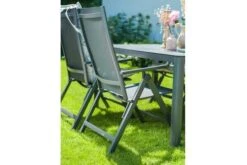 HARTMAN Xanadu / Aruba Esstischgarnitur, Xerix/anthrazit, Alu/Teakholz, 6 Stapelsessel, 2 Multipos, 220x100cm 17 HARTMAN Xanadu / Aruba Esstischgarnitur, Xerix/anthrazit, Alu/Teakholz, 6 Stapelsessel, 2 Multipos, 220x100cm -Kettler Verkaufs-Shop 8 21180.jpg