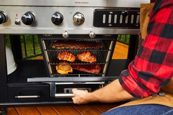 PIT BOSS Memphis Ultimate 4-in-1 Kombigrill, Schwarz, Stahl/Gusseisen, Smoker, Gas- Und Holzkohlegrill 11 PIT BOSS Memphis Ultimate 4-in-1 Kombigrill, Schwarz, Stahl/Gusseisen, Smoker, Gas- Und Holzkohlegrill – Bild 9