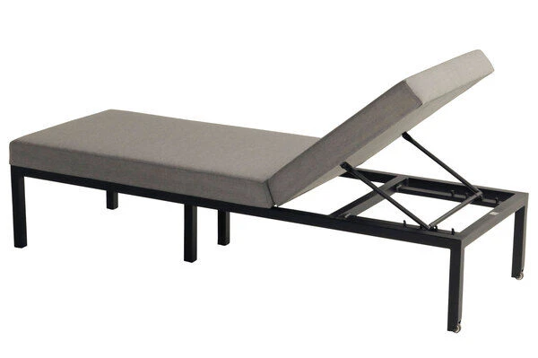 HARTMAN Eva Loungeliege, Flanelle, Sunbrella, 195 X 70 X 45 Cm, Rückenlehne Verstellbar, Hohe Liegefläche 11 HARTMAN Eva Loungeliege, Flanelle, Sunbrella, 195 X 70 X 45 Cm, Rückenlehne Verstellbar, Hohe Liegefläche – Bild 9