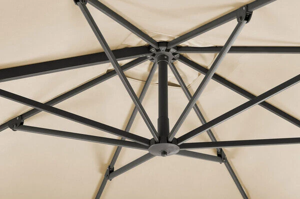 Schneider® SCHNEIDER Rhodos Twist Ampelschirm, Natur, 300x300 Cm, Quadratisch 12 Schneider® SCHNEIDER Rhodos Twist Ampelschirm, Natur, 300x300 Cm, Quadratisch – Bild 10